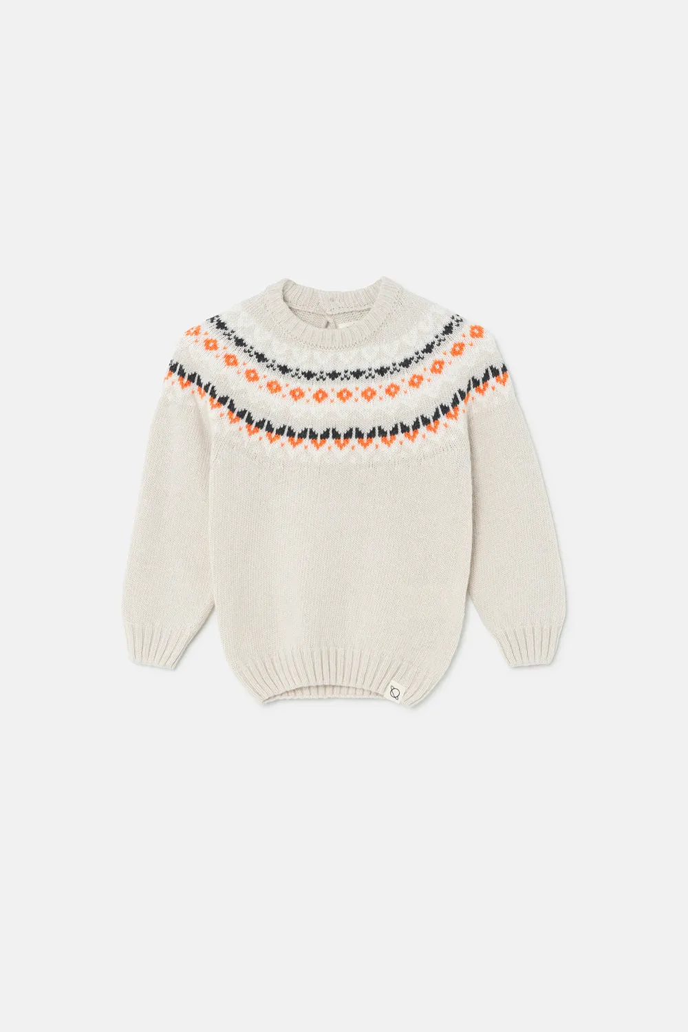 Jacquard Tricot Baby Sweater