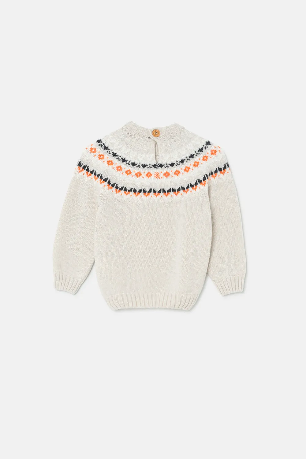 Jacquard Tricot Baby Sweater